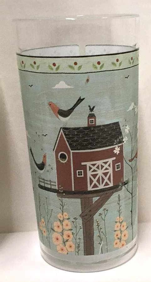 Birdhouses Tall Acrylic Tumbler by Sakura-1