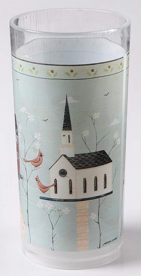 Birdhouses Tall Acrylic Tumbler by Sakura-1