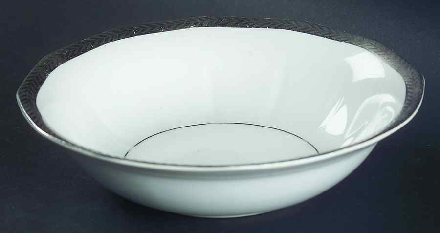 Platinum Gold Coupe Cereal Bowl by Saxon-1