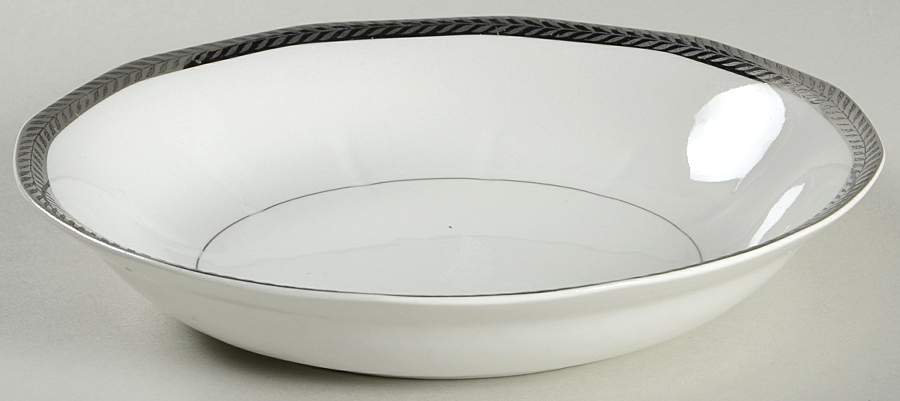 Platinum Gold Coupe Soup Bowl by Saxon-1