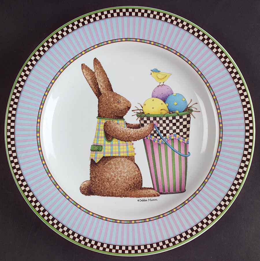 Easter Salad/Dessert Plate by Sakura-1