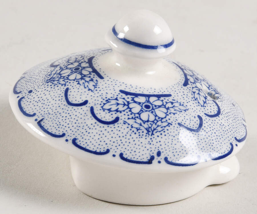 Afternoon Tea Collection Blue Lid for Individual Teapot by Sadler-1