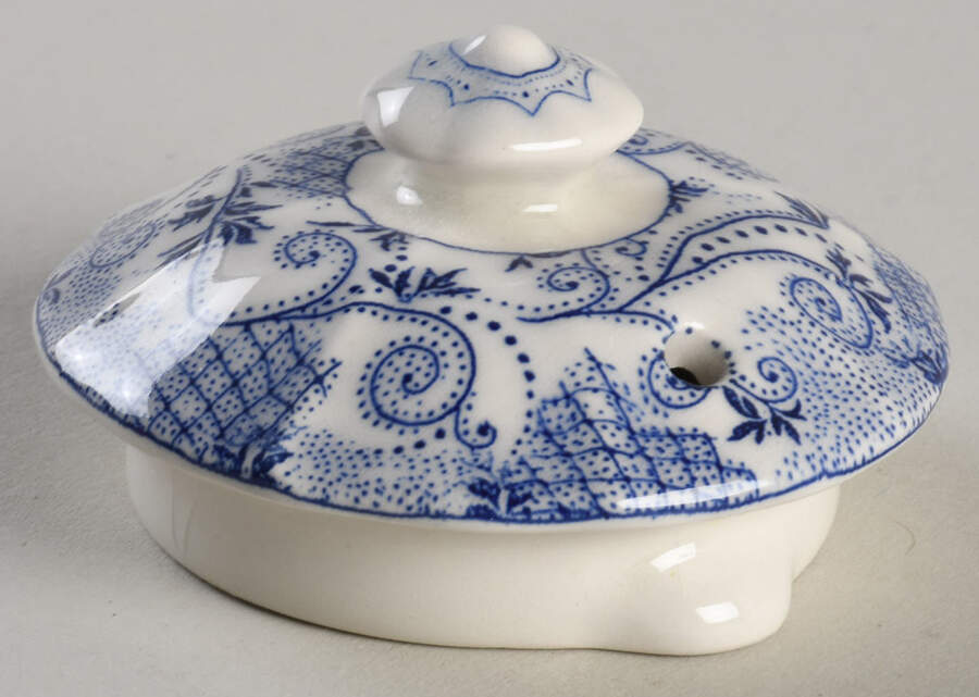 Afternoon Tea Collection Blue Lid for Individual Teapot by Sadler-1
