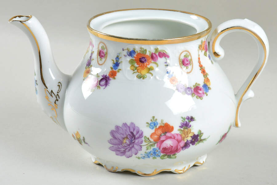 Dresdener Art Teapot No Lid by Schumann - Bavaria-1
