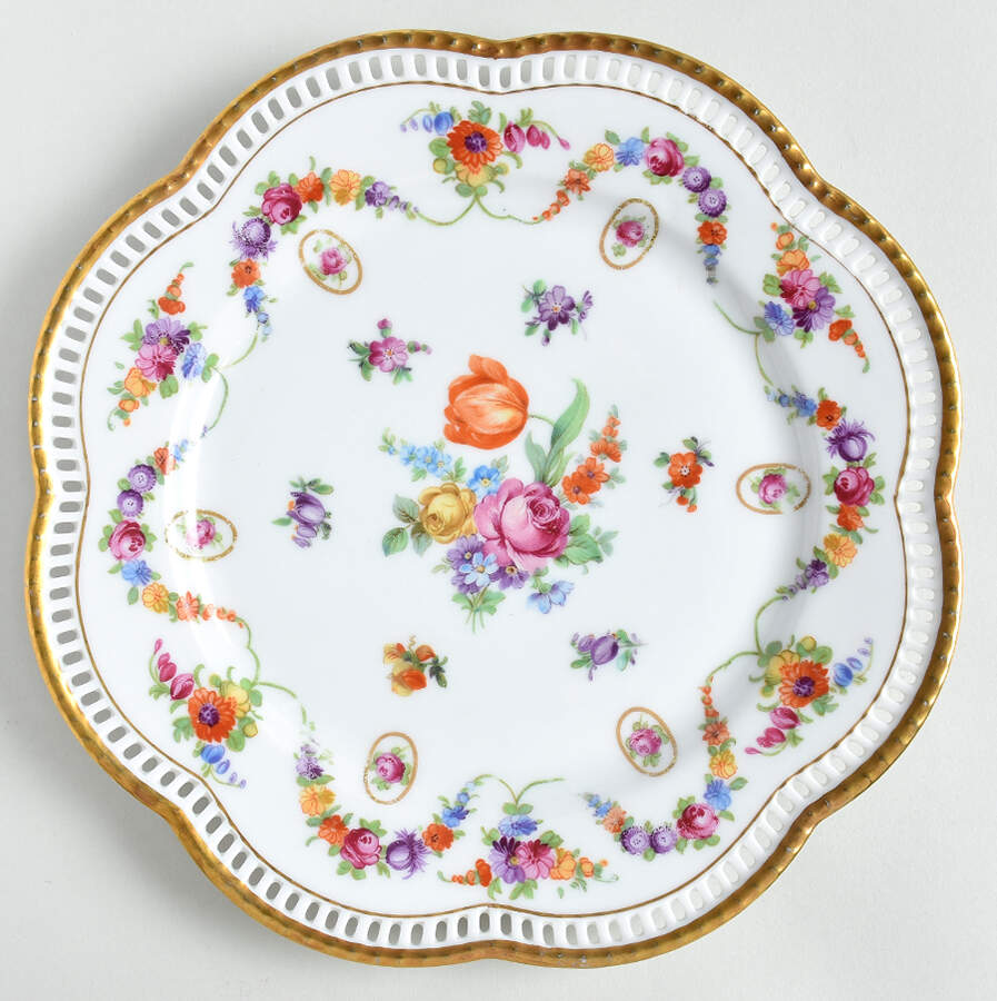 Dresdener Art Salad Plate by Schumann - Bavaria-1