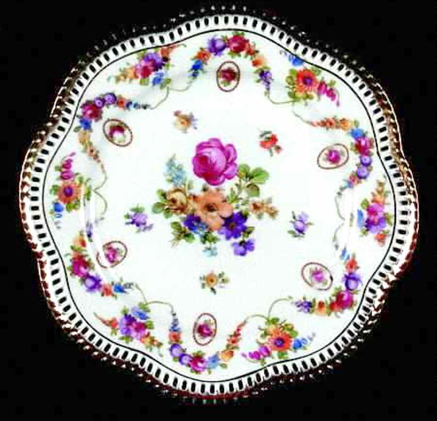 Dresdener Art Dessert/Pie Plate by Schumann - Bavaria-1