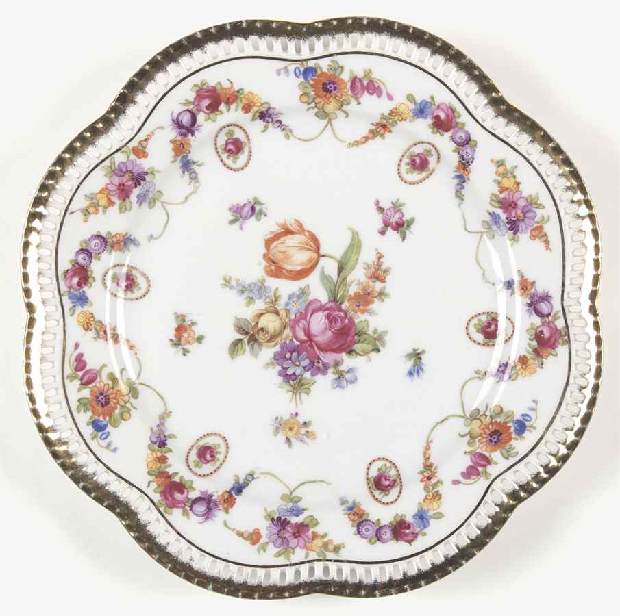 Dresdener Art Dessert/Pie Plate by Schumann - Bavaria-1