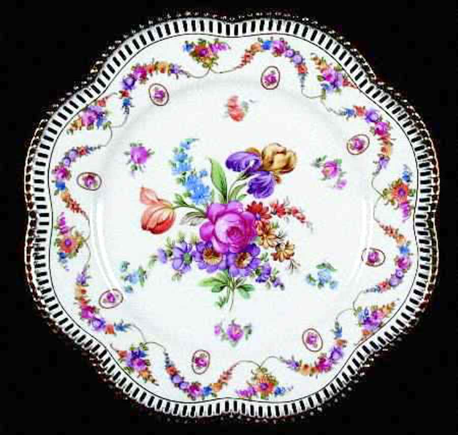 Dresdener Art Large Dinner Plate by Schumann - Bavaria-1