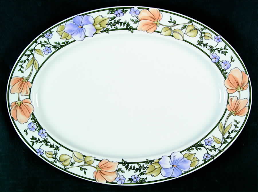 SCH366 15" Oval Serving Platter by Schumann - Bavaria-1