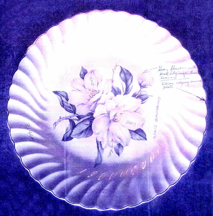 Romance Dinner Plate by Sovereign Potters-1