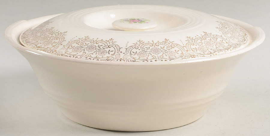Rosalie Round Covered Vegetable by Sebring Pottery-1