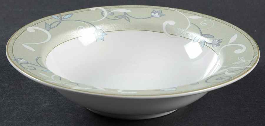 Jewel Tones Jade Rim Fruit/Dessert (Sauce) Bowl by Studio Nova-1