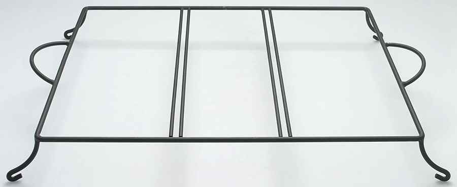 Olivia 3 Piece Rectangular Serving Set, Metal Rack Only by Signature-1