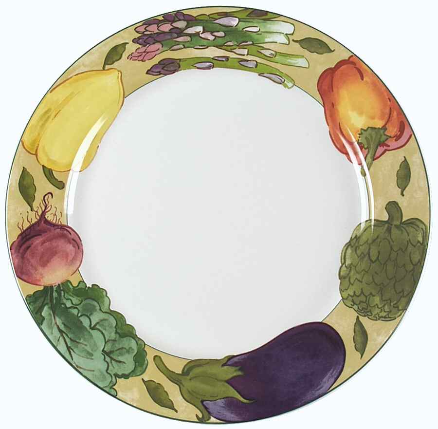 Vegetable Garden Dinner Plate by Sango-1
