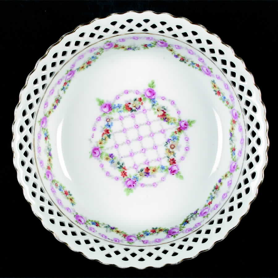 SCH369 6'' Pierced Round Bowl by Schumann - Bavaria-1