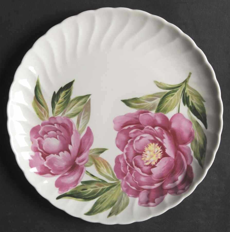 Floral Accent Plates II (No Trim) Salad Plate by Syracuse-1
