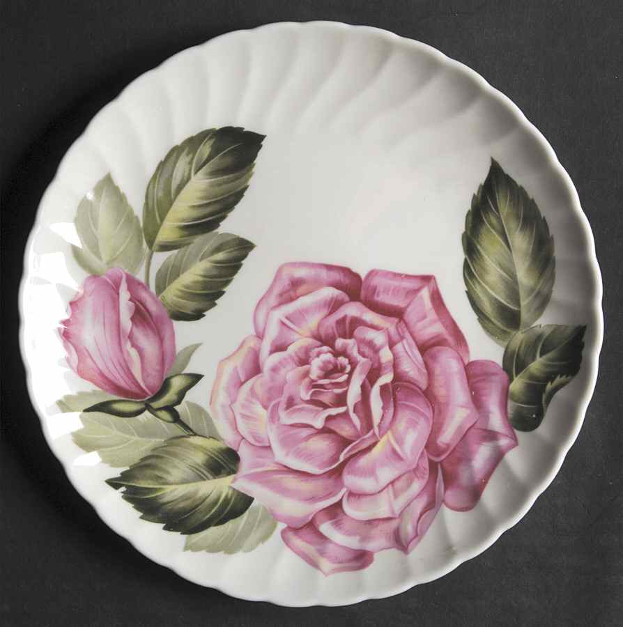 Floral Accent Plates II (No Trim) Salad Plate by Syracuse-1