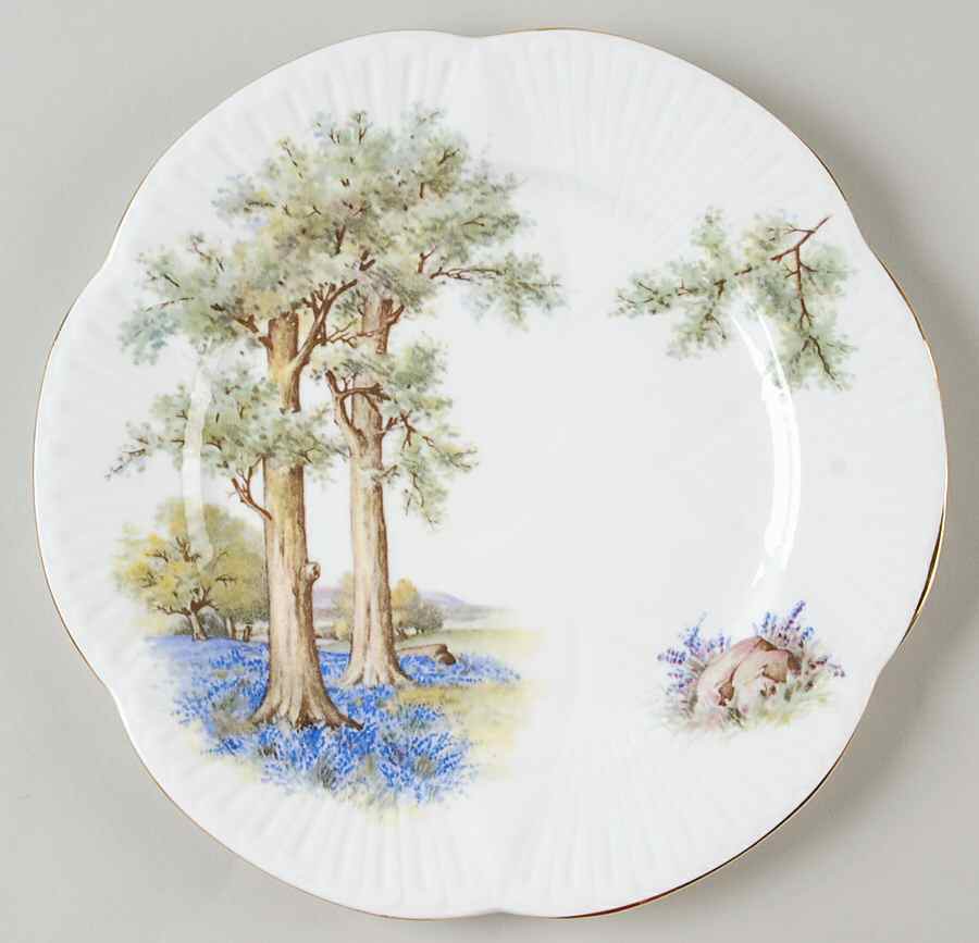 Bluebell Wood (Dainty) Salad Plate by Shelley-1