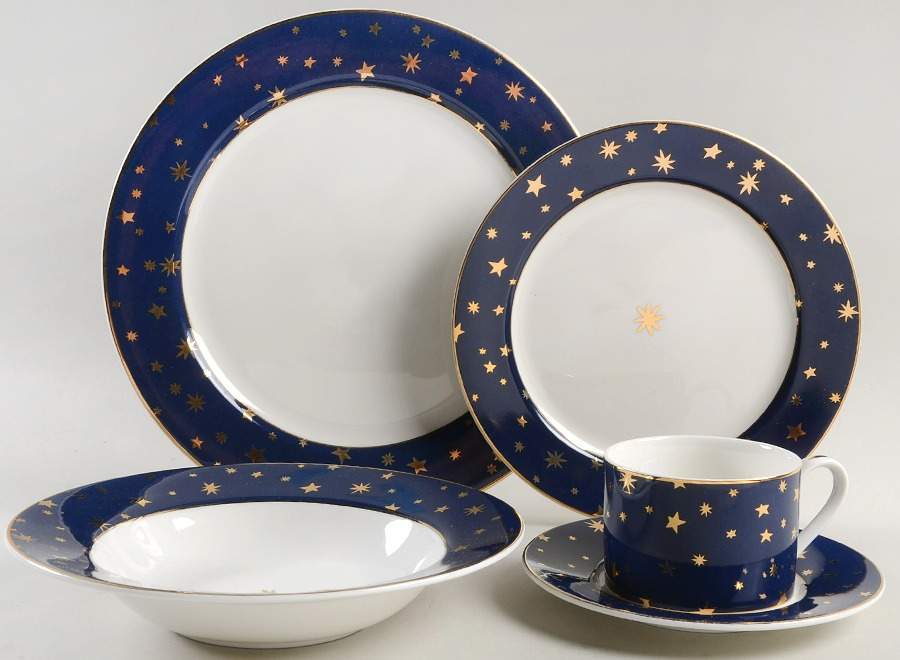 Galaxy Blue (Indonesia) 5 Piece Place Setting by Sakura-1