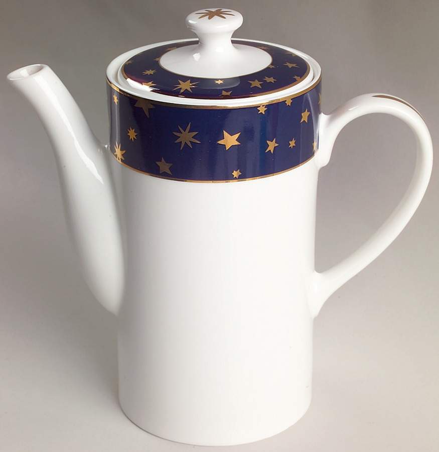 Galaxy Blue (Indonesia) Coffee Pot & Lid by Sakura-1