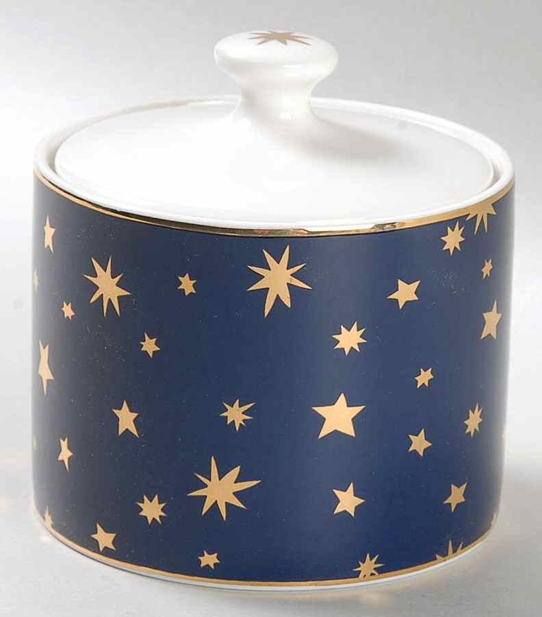 Galaxy Blue (Indonesia) Sugar Bowl & Lid by Sakura-1