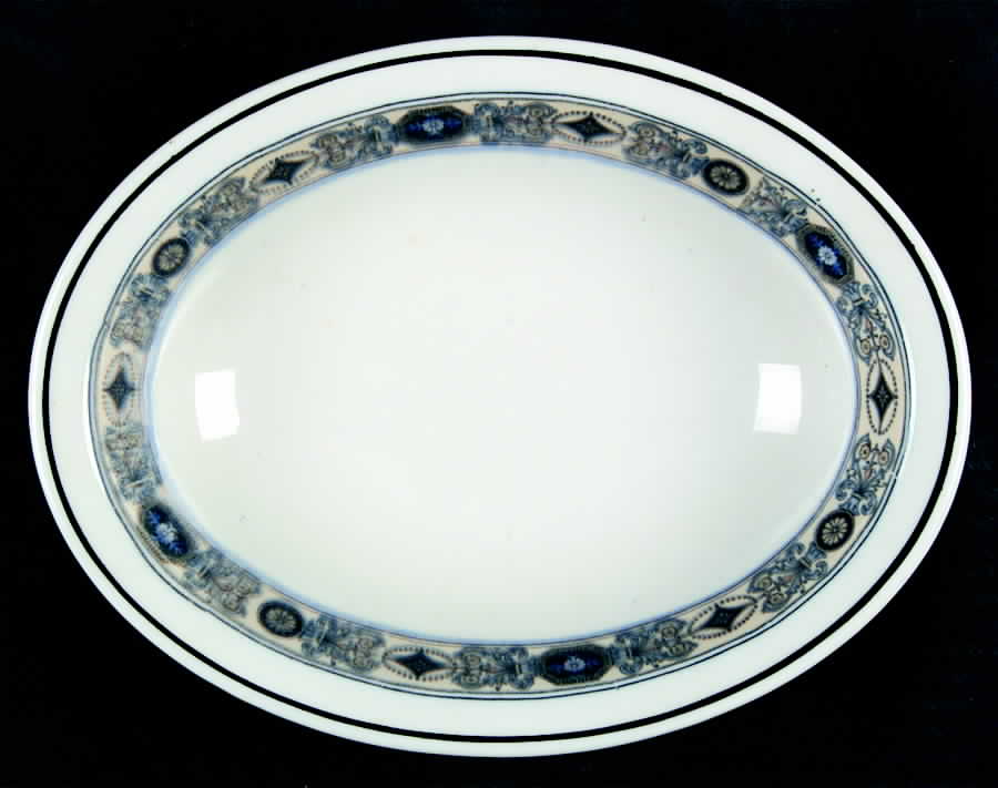 SCE11 9" Oval Vegetable Bowl by Scammell-1