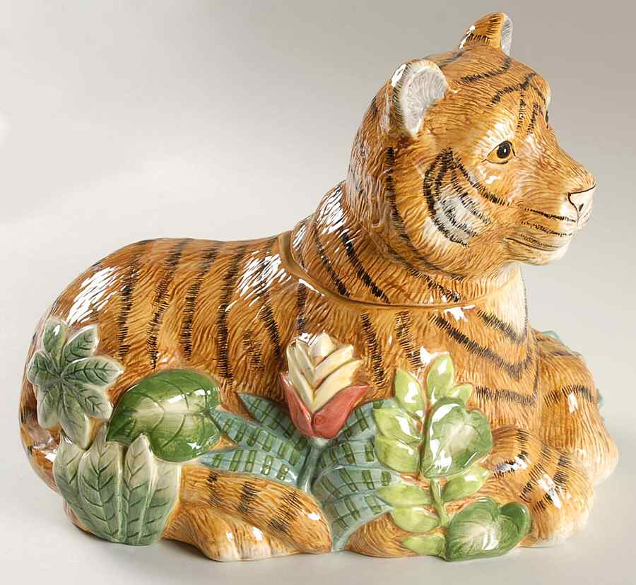 Jungle Cookie Jar & Lid by Sakura-1