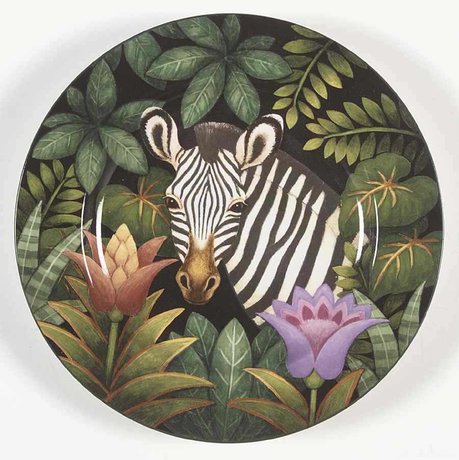 Jungle Salad Plate by Sakura-1