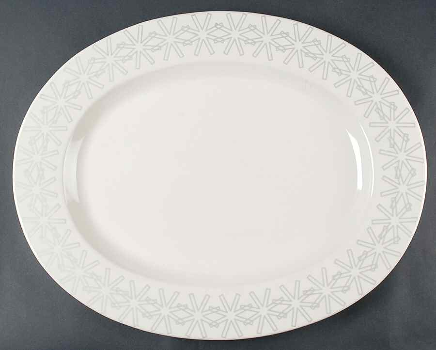 Winter Ballet 20" Oval Serving Platter by Studio Nova-1