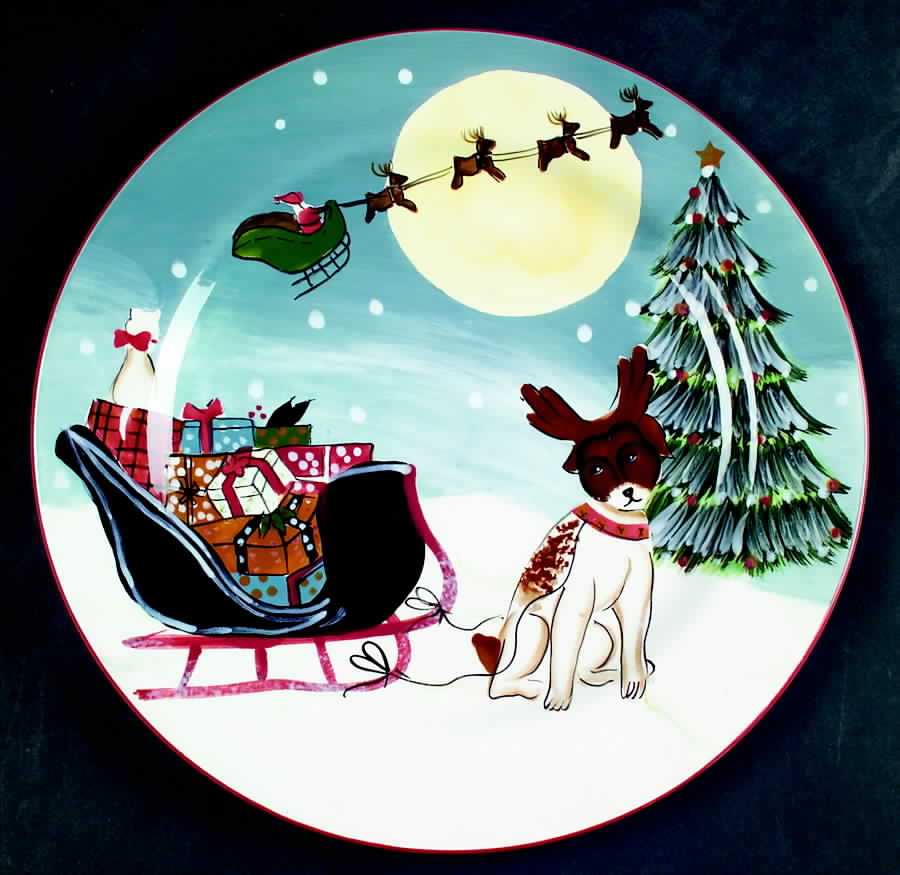 Merry Little Christmas Dinner Plate by Sakura-1