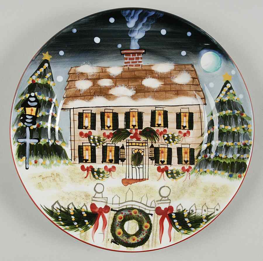 Merry Little Christmas Salad Plate by Sakura-1