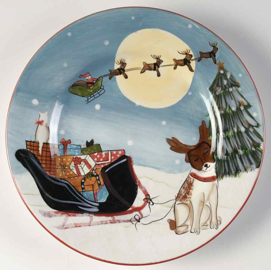 Merry Little Christmas Salad Plate by Sakura-1
