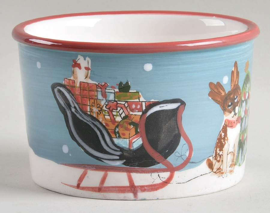 Merry Little Christmas Individual Dip Dish by Sakura-1