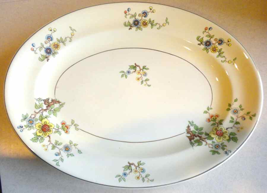 1245 14" Oval Serving Platter by Steubenville-1
