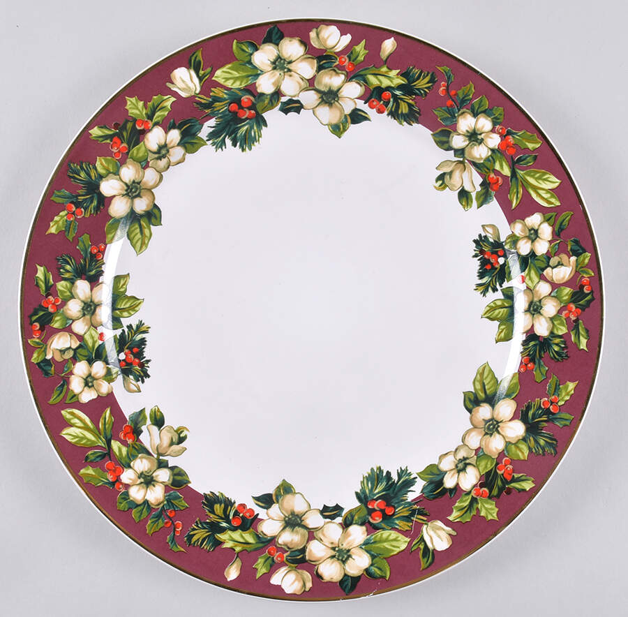 Splendor Red 12" Chop Plate (Round Platter) by Sakura-1