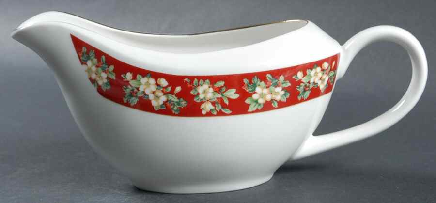Splendor Red Gravy Boat by Sakura-1