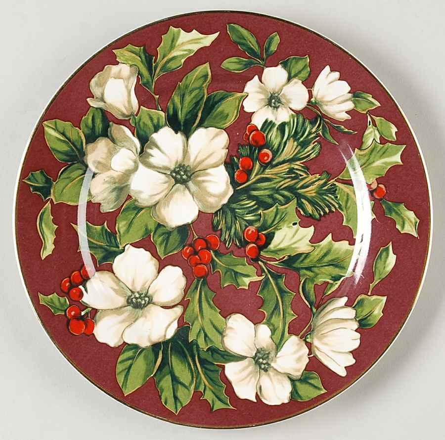 Splendor Red Salad Plate by Sakura-1
