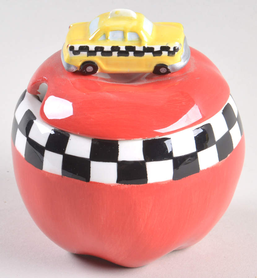 New York Taxi Sugar Bowl & Lid by Studio Nova-1