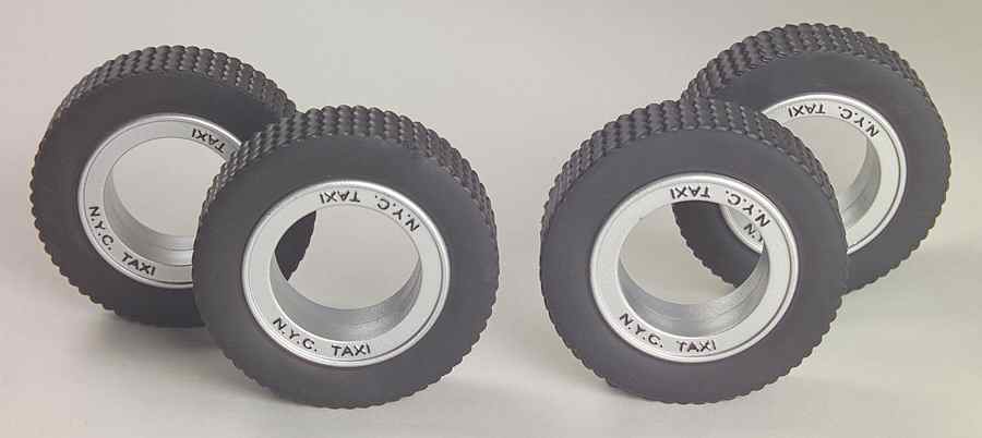 New York Taxi Figural Napkin Ring - Set of 4 by Studio Nova-1