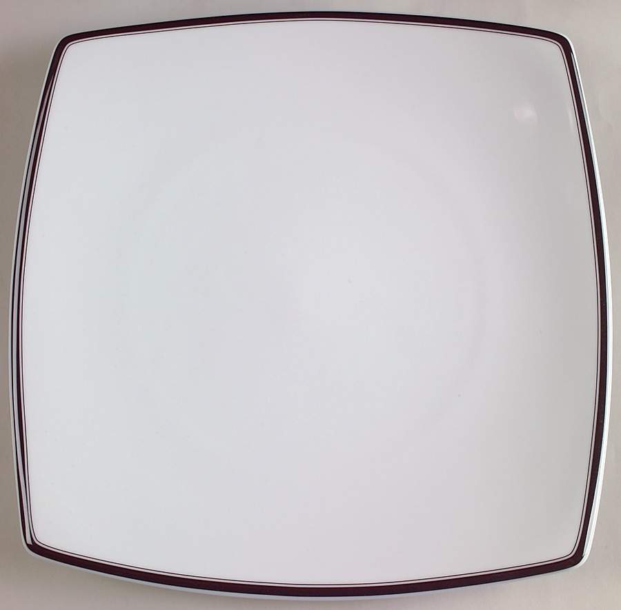 Accent Black 11" Chop Plate (Round Platter) by Studio Nova-1