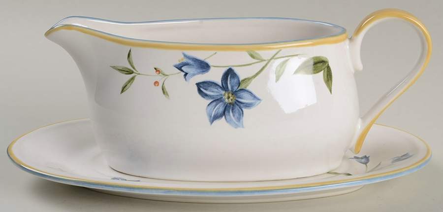 English Cottage Gravy Boat & Underplate by Studio Nova-1