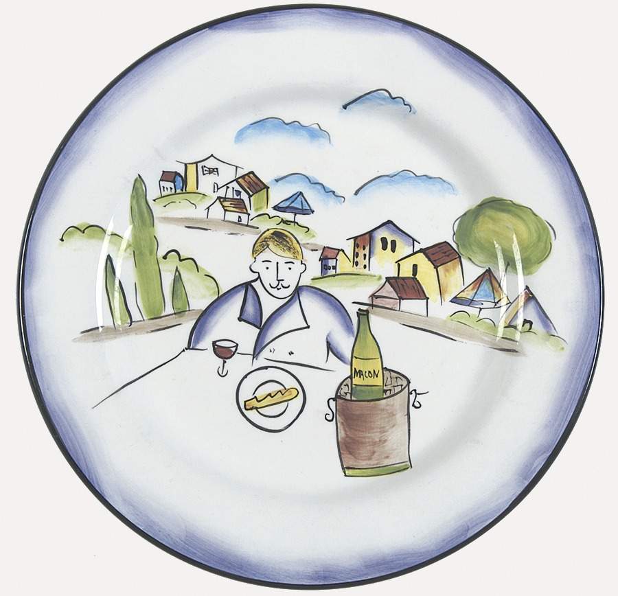 Provence Salad Plate by Sakura-1
