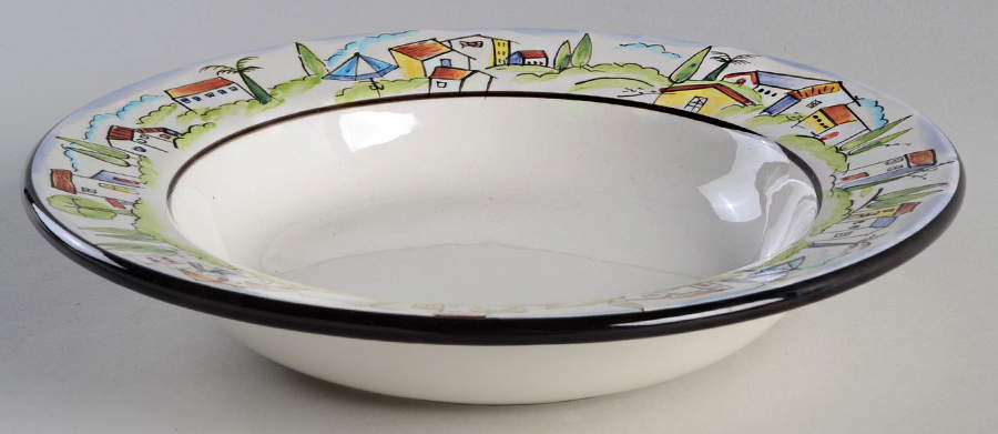 Provence Rim Soup Bowl by Sakura-1
