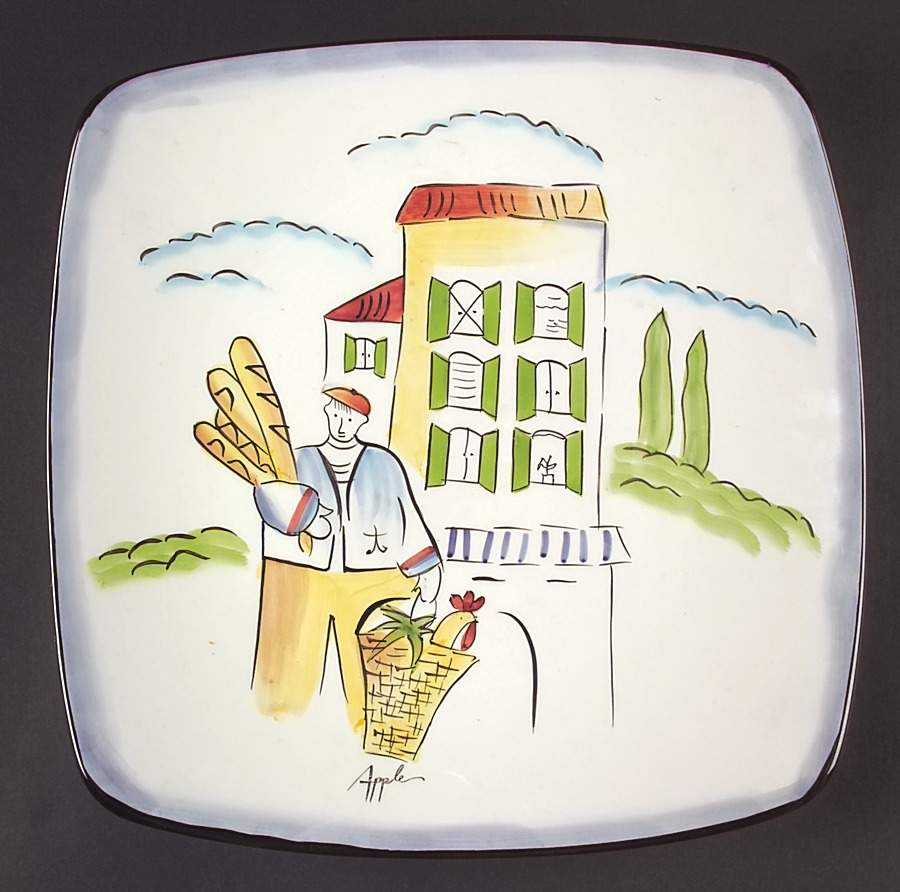 Provence 13" Square Serving Platter by Sakura-1