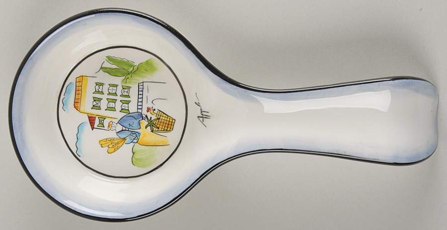 Provence Spoon Rest/Holder (Holds 1 Spoon) by Sakura-1