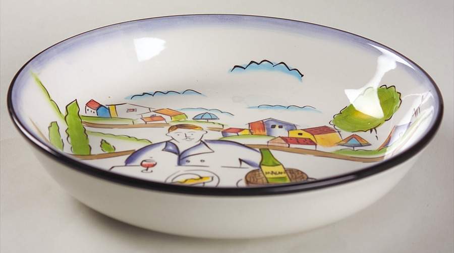 Provence 8" Individual Pasta Bowl by Sakura-1