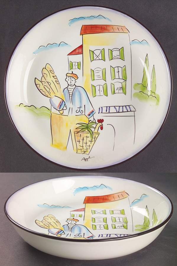 Provence 8" Individual Pasta Bowl by Sakura-1