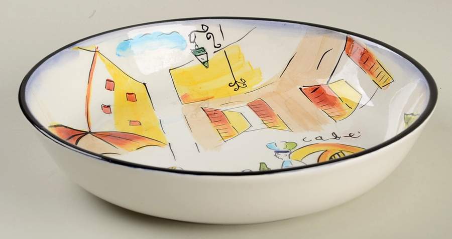 Provence 8" Individual Pasta Bowl by Sakura-1