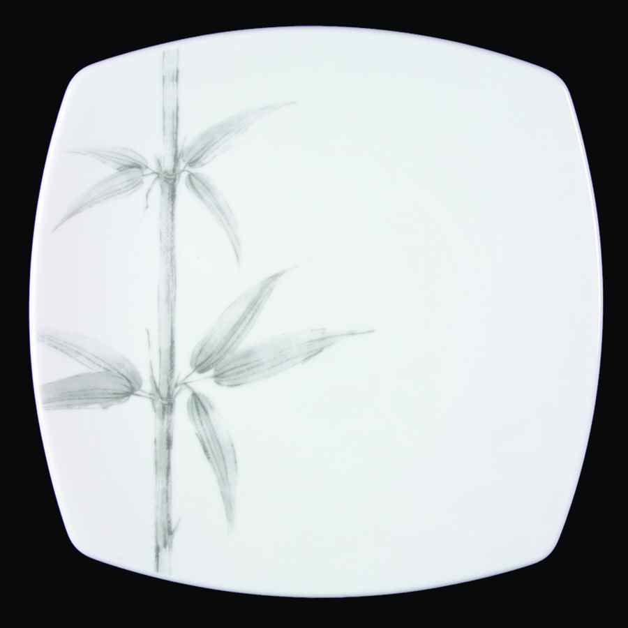 Silver Bamboo Dinner Plate by Studio Nova-1
