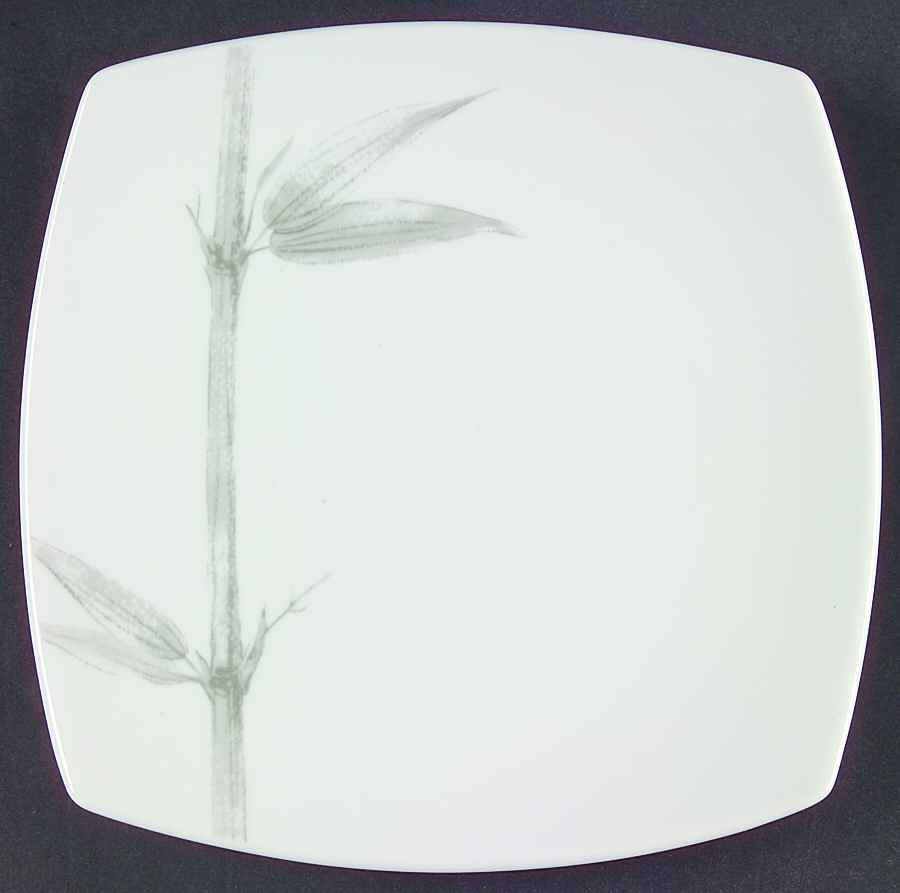 Silver Bamboo Salad Plate by Studio Nova-1
